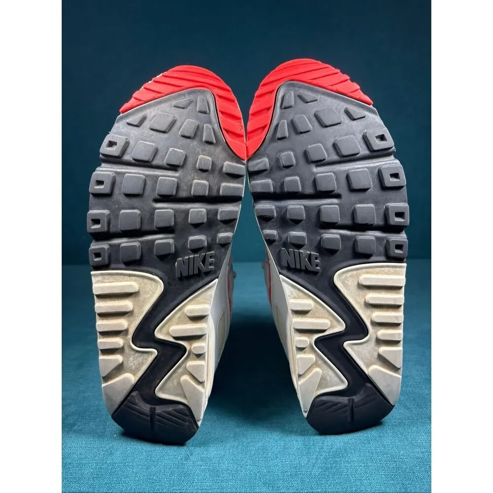 Nike Air Max 90 The Future Is In The Air Sail Infrared Men’s Size 10 DD8496-161